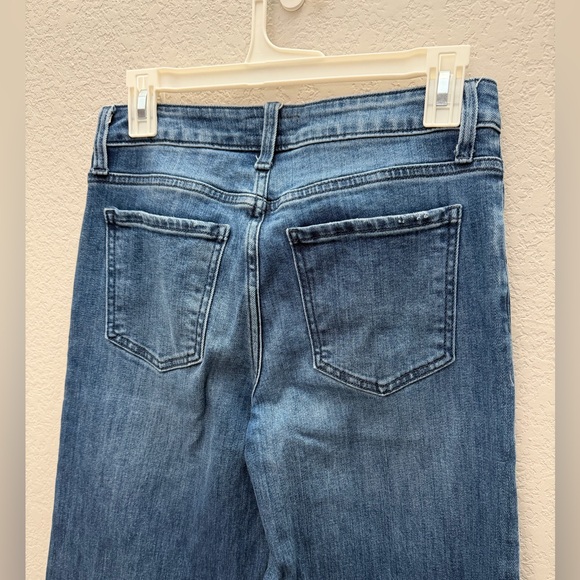 KUT from the Kloth Women's Goldie Mid Rise Super Flare-Wide Hem Size 0 - Picture 7 of 9